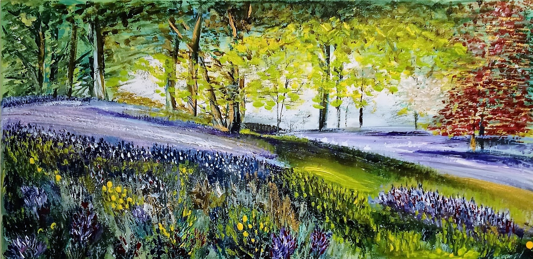 Countryside Bloom acrylic on canvas