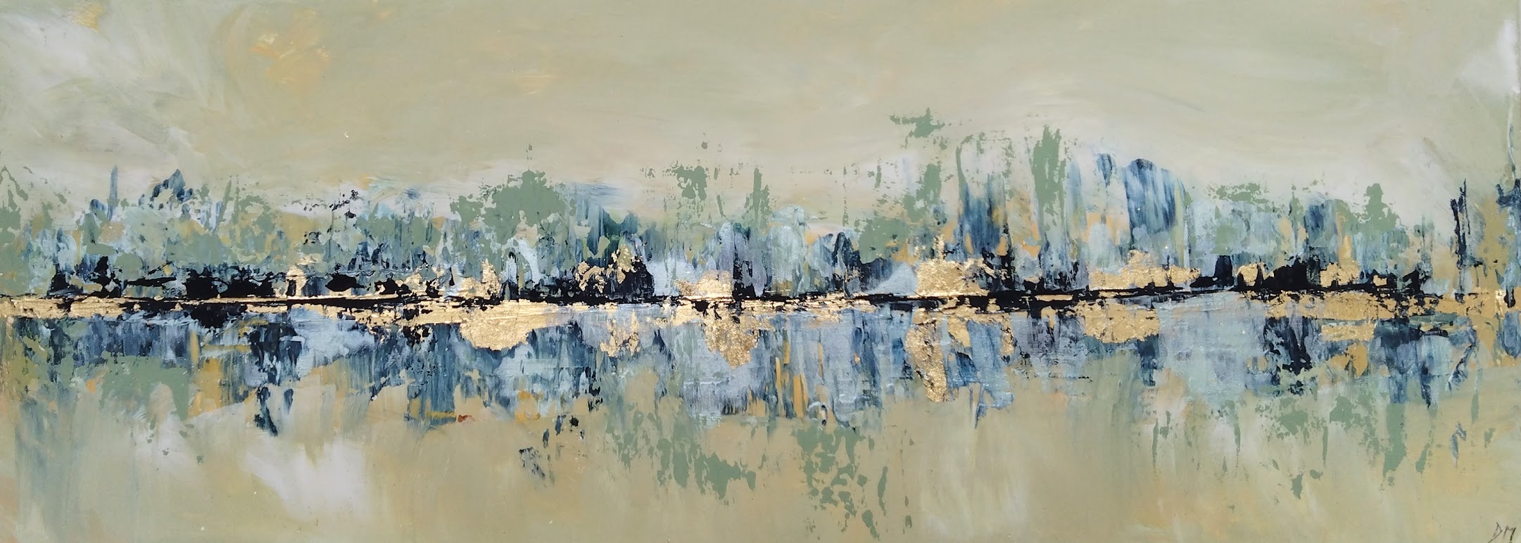 Gold-02, Acrylic on Canvas